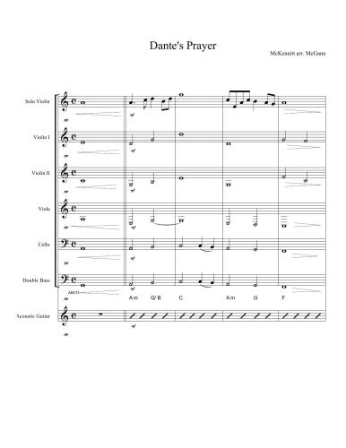Dante's Prayer