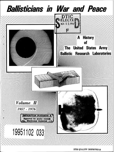 Ballisticians in War and Peace. Volume II