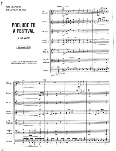 Prelude to a Festival