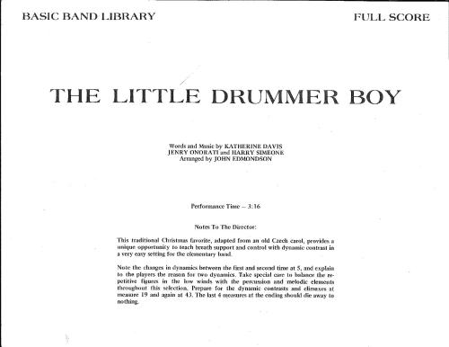 The Little Drummer Boy