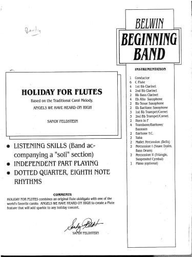 Holiday for Flutes