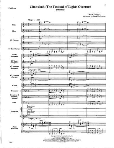 Chanukah: The Festival of Lights Overture