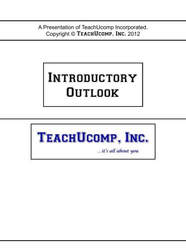 TeachUcomp. Introductory Outlook