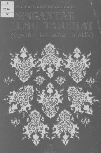 Pengantar Ilmu Tarekat (Uraian Tentang Mistik)