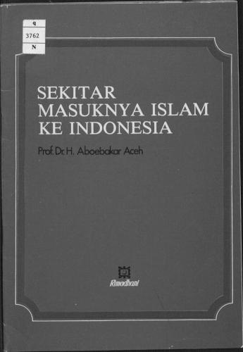 Sekitar Masuknya Islam ke Indonesia