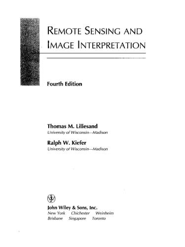 Remote Sensing and Image Interpretation