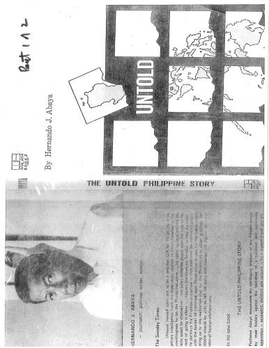 Hernando. The Untold Philippine Story