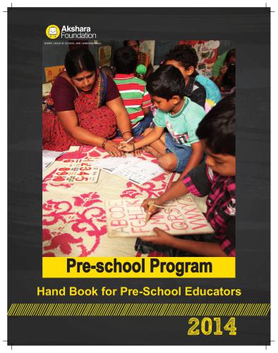 Handbook for Pre-School Educators