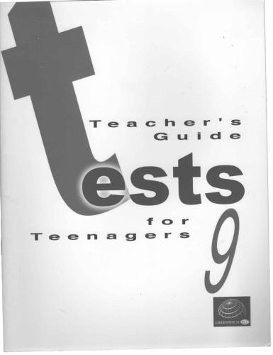 Tests for Teenagers 9
