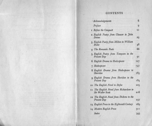 A Short History of English Literature