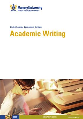 Student Learning Development Services - Academic Writing