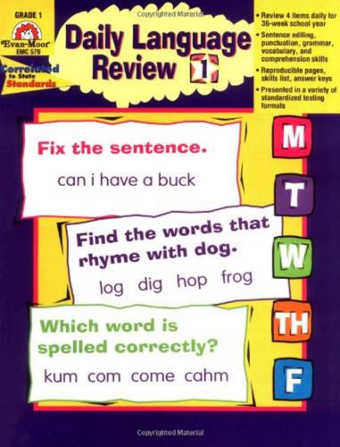 Daily Language Review, Grade 1