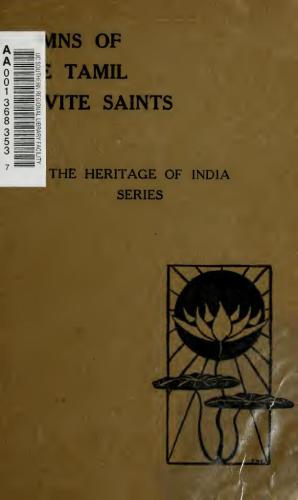 Hymns of the Tamil Saivite Saints
