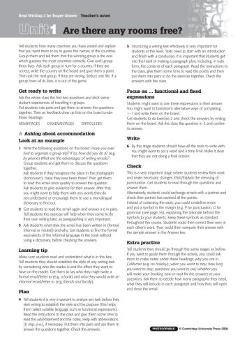 Real Writing 3. Teacher's book