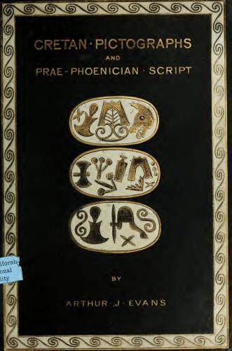 Cretan pictographs and prae-Phoenician script