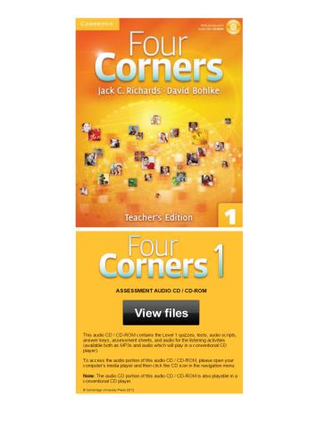 Four Corners 1 - Teacher's Assessment Audio CD / CD-ROM