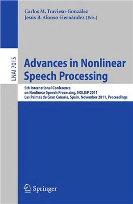 Nonlinear Analyses and Algorithms for Speech Processing