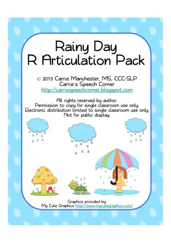 Rainy Day /R Articulation