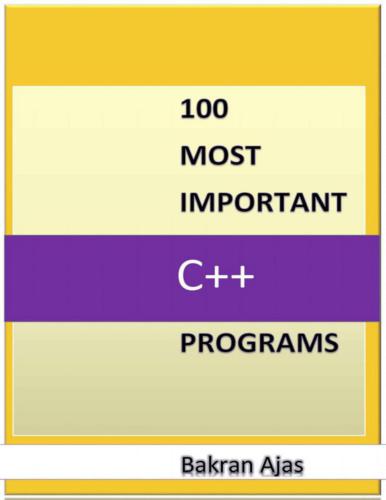 100 most important C++ programs (Code only)