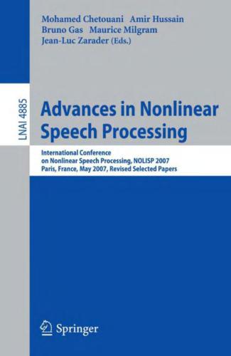 Nonlinear Analyses and Algorithms for Speech Processing