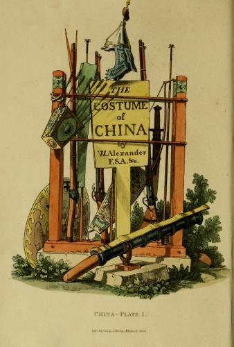 The Costume of China