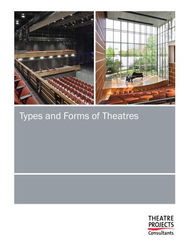 Types and forms of theatres
