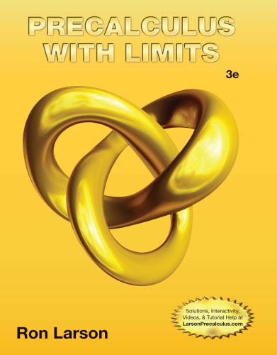 Precalculus with Limits (3rd edition)