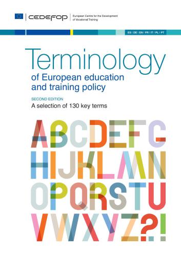 Terminology of European education and training policy