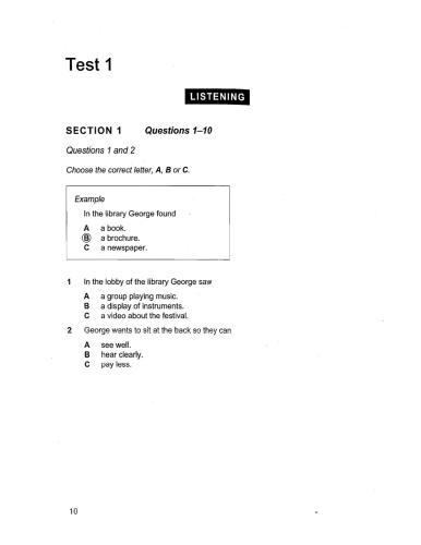 Cambridge IELTS 8 test 1