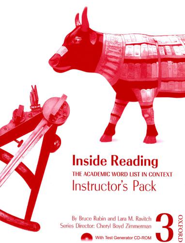 Inside Reading 3: The Academic Word List in Context (Instructor's pack)