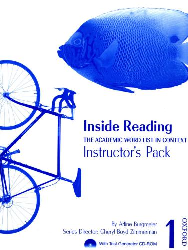 Inside Reading 1: The Academic Word List in Context (Instructor's pack)