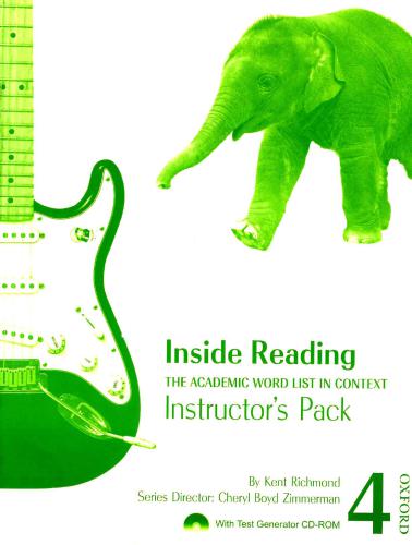 Inside Reading 4: The Academic Word List in Context (Instructor's pack)