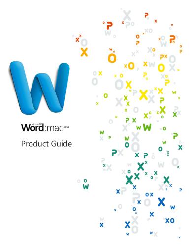 Word: Mac 2011. Product Guide