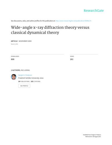Wide-angle x-ray diffraction theory versus classical dynamical theory