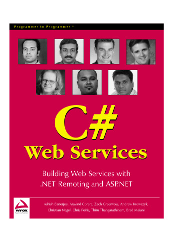 Professional C# Web Services: Building .NET Web Services with ASP.NET and .NET Remoting