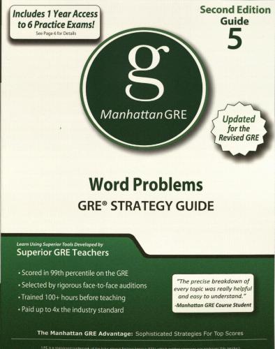 Manhattan GRE: Word Problems GRE Strategy Guide