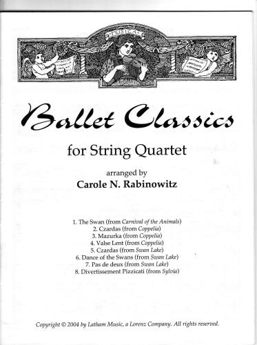 Ballet Classics for String Quartet