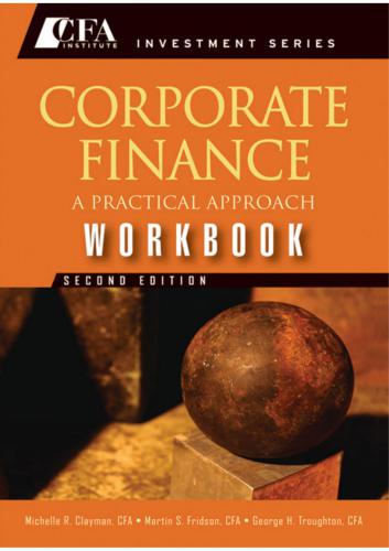 Coprorate Finance Workbook: A Practical Approach