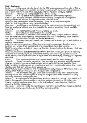 SpeakOut Upper-Intermediate video podcasts scripts