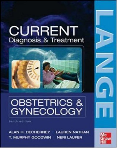 CURRENT Diagnosis & Treatment Obstetrics & Gynecology