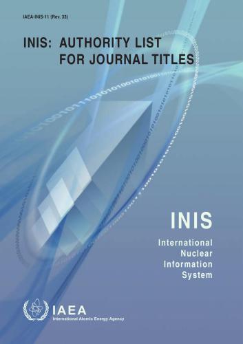 INIS: Authority list for journal titles
