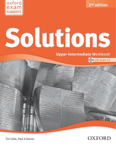Solutions Upper-Intermediate Workbook