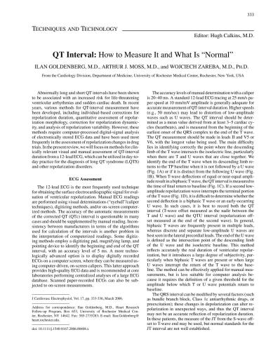 QT Interval: How to Measure It and What Is Normal