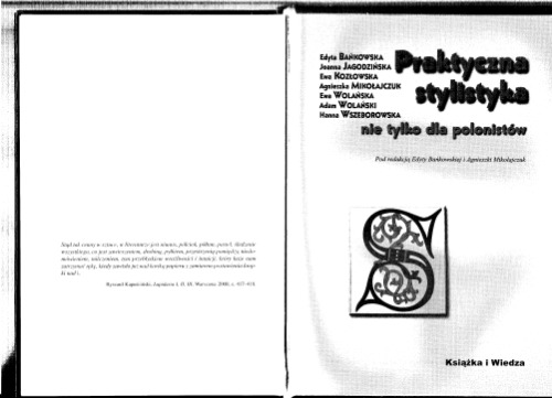 Praktyczna stylistyka nie tylko dla polonistów