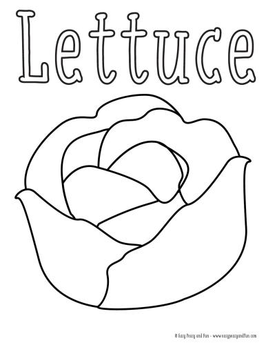 Vegetables Coloring Pages