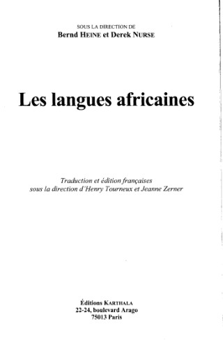 Les Langues Africaines