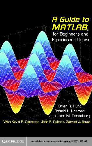 A guide to MATLAB