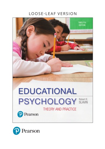 Educational Psychology: Theory and Practice