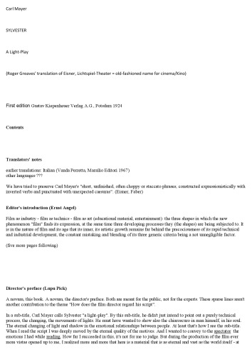 Sylvester - fan translated script