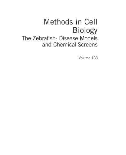 The Zebrafish  Disease Models and Chemical Screens